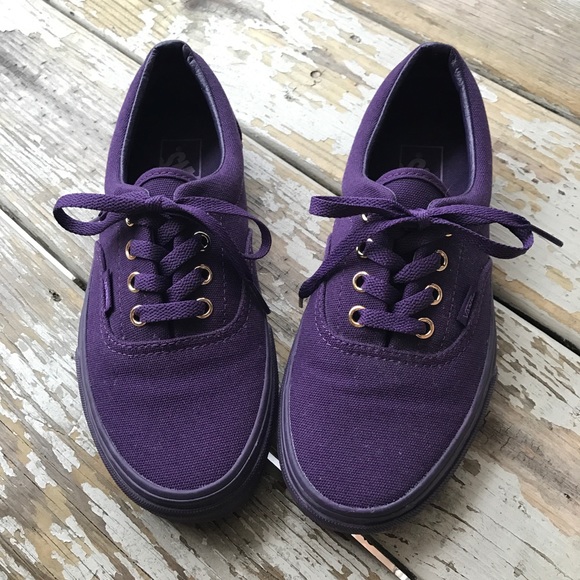 solid purple vans